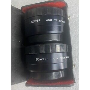 BowerLens Set Telephoto & Wide Angle Made in Japan With Caps And Case